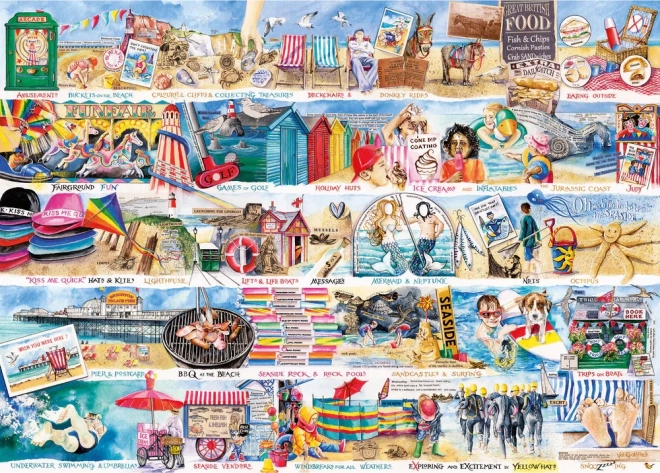 Puzzle Leżaki i osiołki 1000 elementów