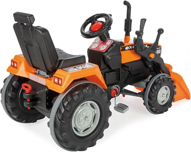Pilsan Traktor na pedały z łopatą XXL pomarańczowy