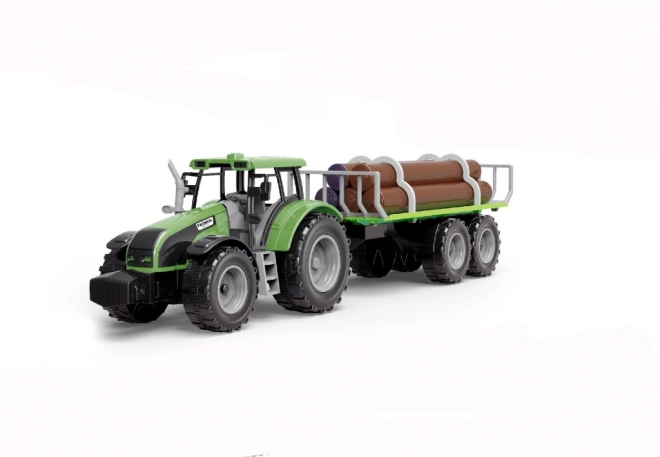 Zabawka Traktor z Przyczepą na Kłody dla Dzieci