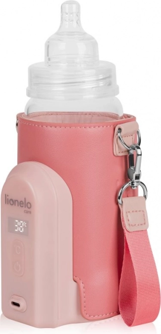Bezprzewodowy podgrzewacz do butelek Thermup Go Evo Coral Pink