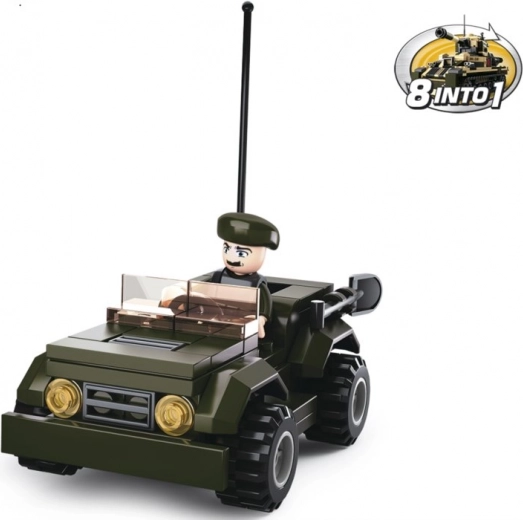 Sluban jeep – wojskowa zabawka konstrukcyjna