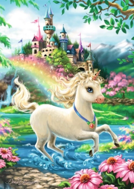 Puzzle zamek jednorożca RAVENSBURGER 35 elementów