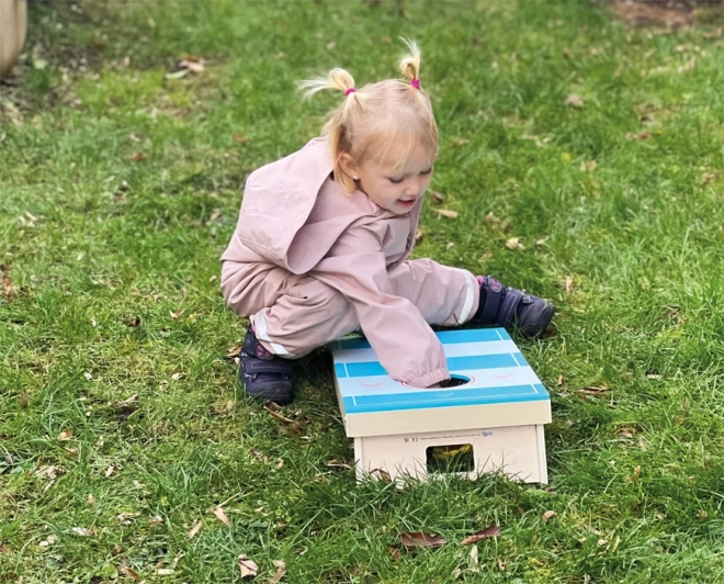 Small foot Gra 2w1 Cornhole i hokej stołowy Active