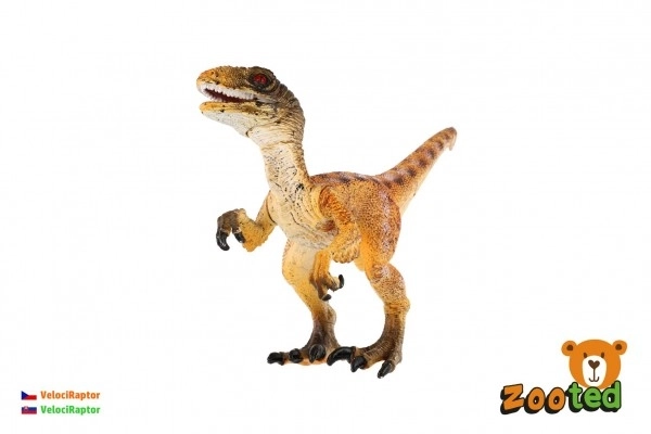 Velociraptor plaśt zooted 16cm w woreczku