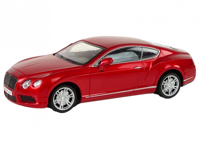 Czerwony model Bentley 1:24 z napędem ciernym