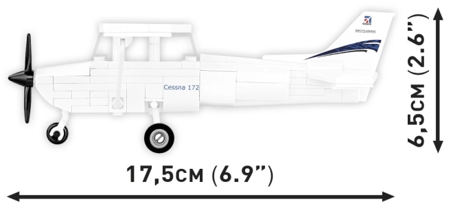 Cobi zestaw Cessna 172 Skyhawk 160 klocków biała