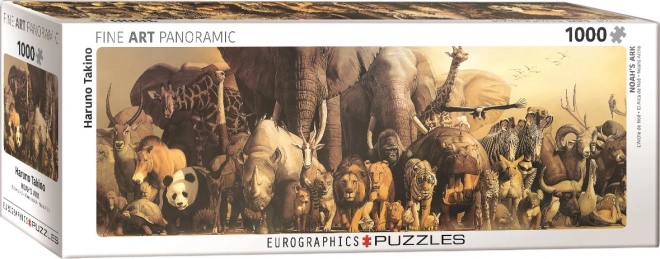 Panoramiczne puzzle Arka Noego 1000 elementów