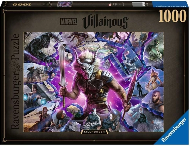 Puzzle Ravensburger Villainous: Killmonger 1000 elementów
