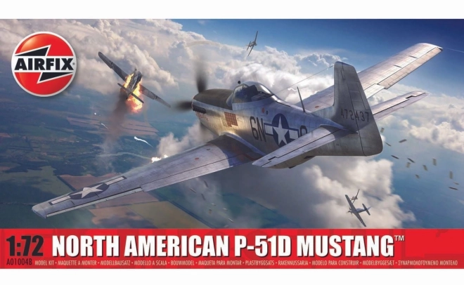 Plastikowy model samolotu North American P-51D Mustang