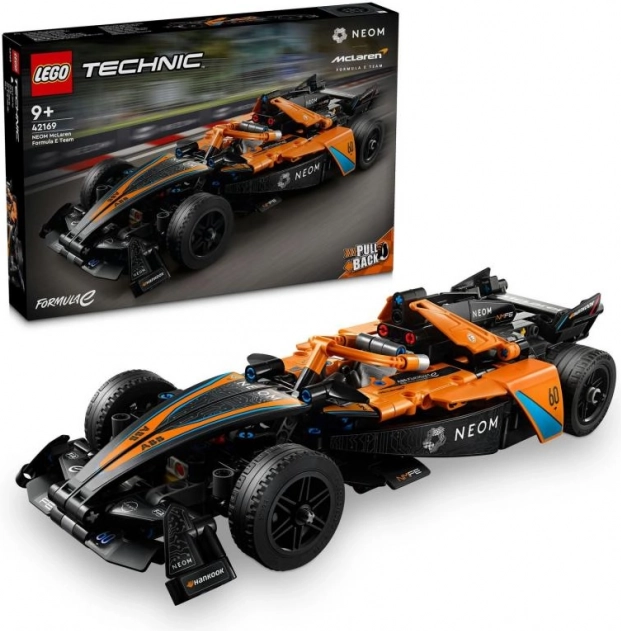 Klocki Technic NEOM McLaren Formula E Samochód Wyścigowy
