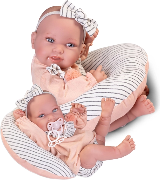 Realistyczna lalka niemowlę z całowinylowym ciałem 42 cm