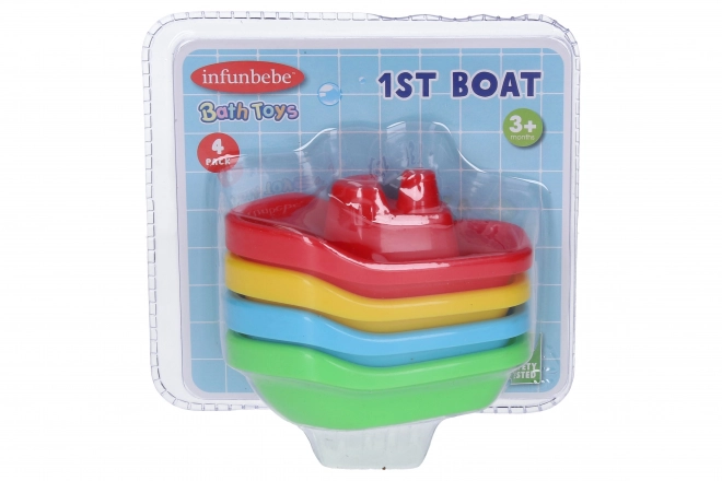 Infunbebe Łódź do wanny 4 sztuki 10,5 cm