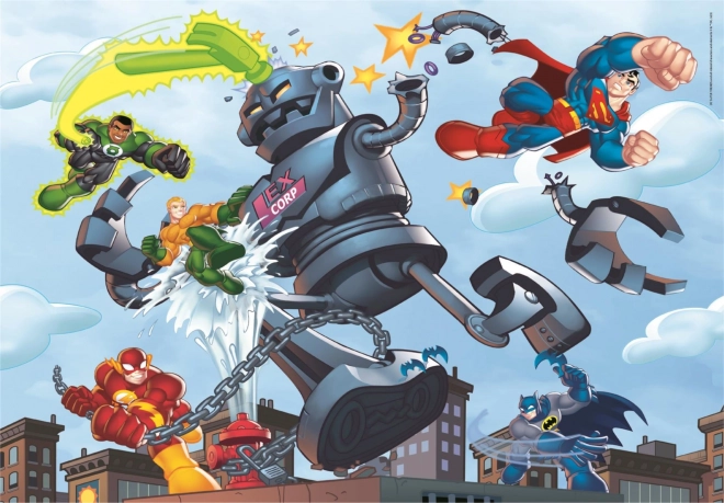 Puzzle DC Super Friends 4w1 dla dzieci