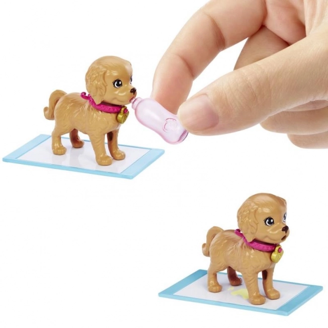 Barbie Lalka z pieskami HKD86