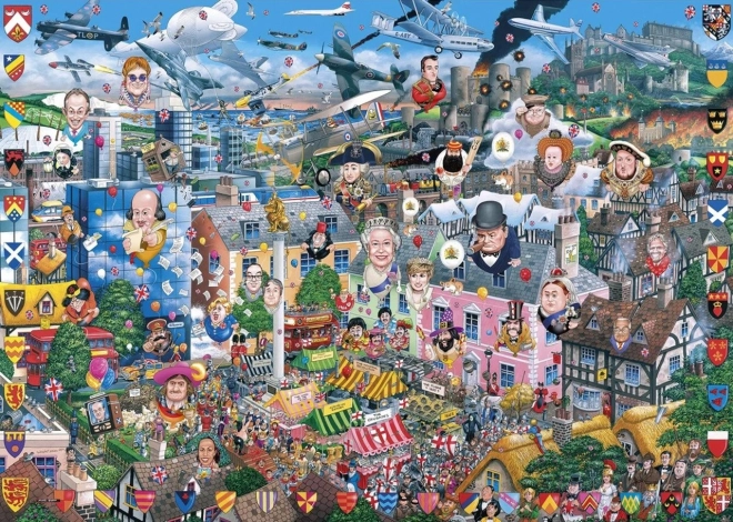 GIBSONS Puzzle Kocham Anglię 1000 elementów