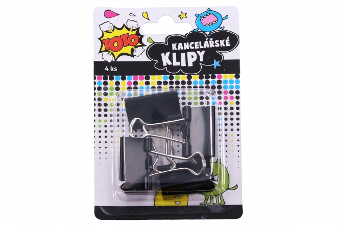 Klip biurowy 4 szt., 32 mm