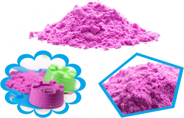 Magiczny kinetyczny piasek dla dzieci 1 kg – Fioletowy