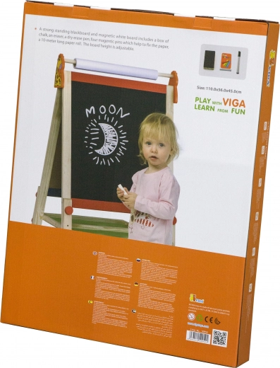 Stabilna drewniana konstrukcja i kompletny zestaw