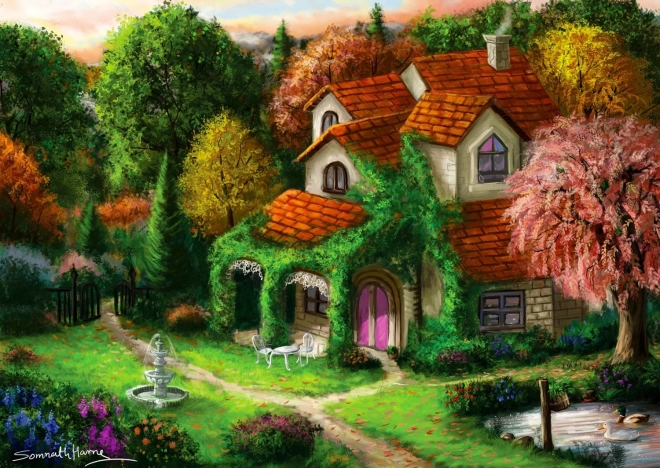ENJOY chatka w lesie – puzzle 1000 elementów