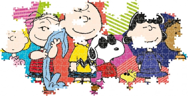 Puzzle 1000 elementów Panorama Peanuts
