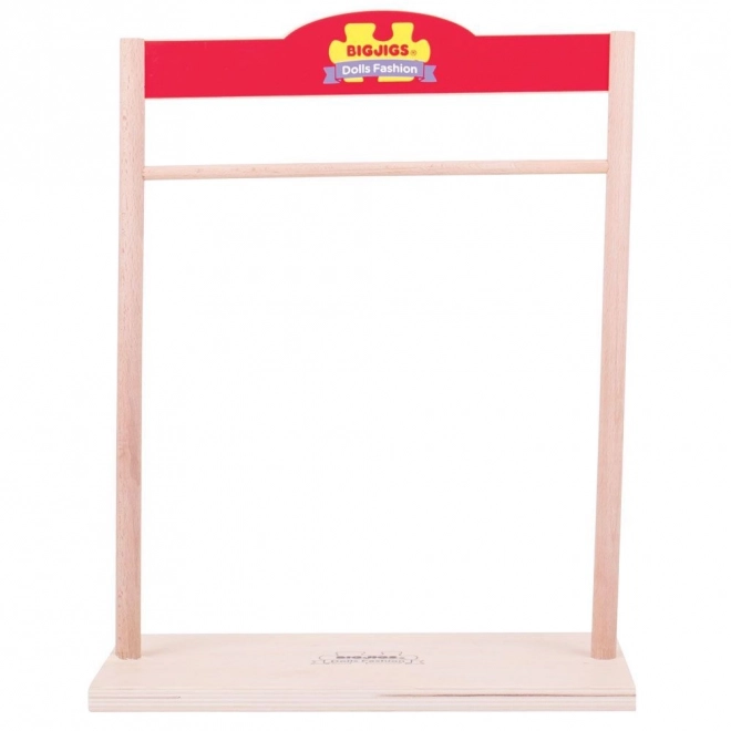 Bigjigs Toys Wieszak na ubrania dla lalek
