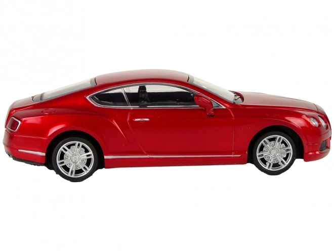 Czerwony model Bentley 1:24 z napędem ciernym