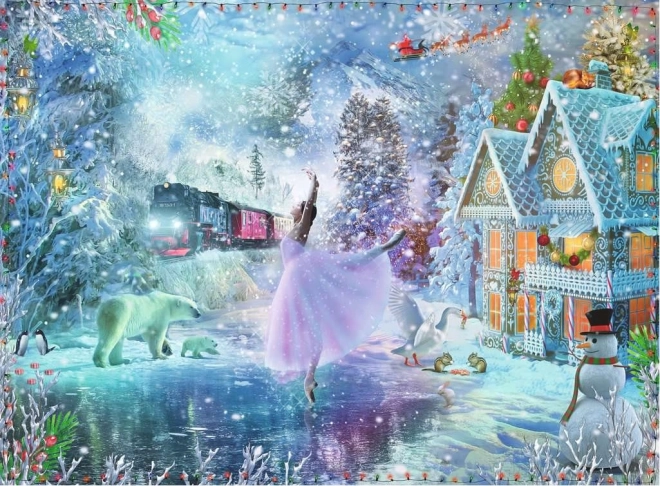 Puzzle Ravensburger Zimowe Królestwo Czarów 300 elementów