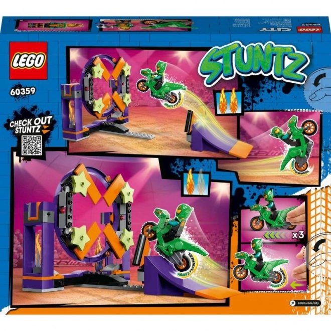 Kaskaderskie wyzwanie z rampą i obręczą LEGO City Stuntz