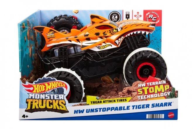 Hot Wheels RC Monster Truck Tygrysi Rekin