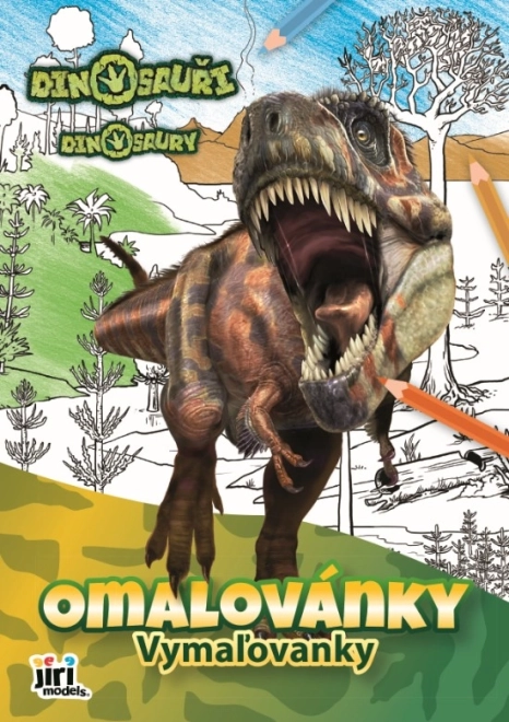 Kolorowanka A4 dinozaury