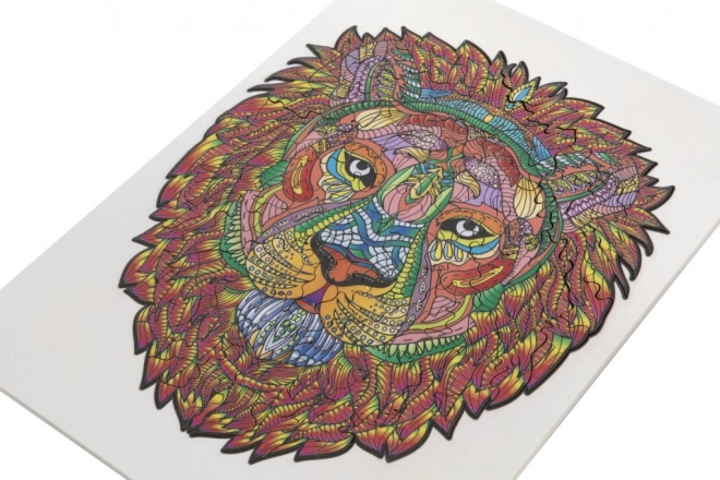 Puzzle Konturowe MOXY Lew 140 Części