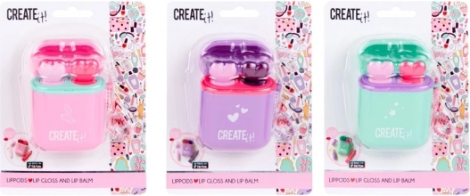 LipPods błyszczyk i balsam do ust CREATE IT! z brelokiem do kluczy