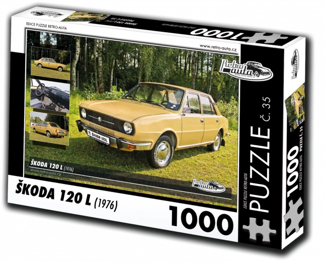 Puzzle Retro-auta Škoda 120 L (1976) – 1000 elementów