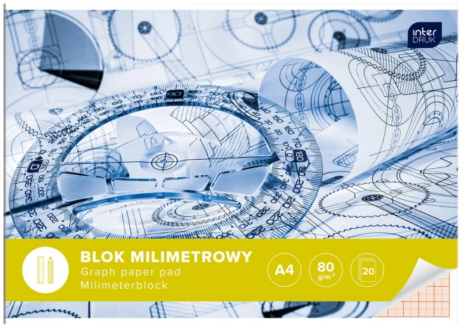Milimetrowy blok A4 - 20 arkuszy