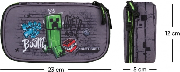 Szkolny piórnik Baagl Skate Minecraft TNT