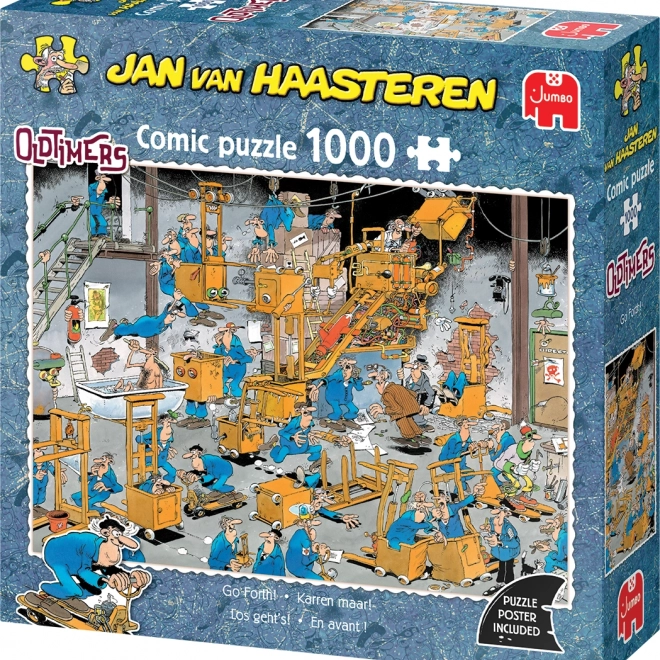JUMBO Puzzle: Oldtimery - Naprzód! 1000 elementów