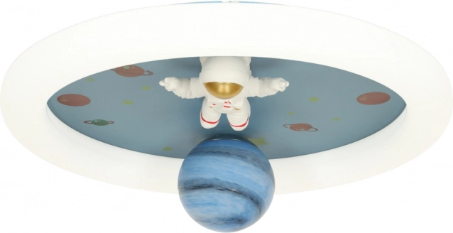 Ściemnialna lampa sufitowa LED dla dzieci z astronautą