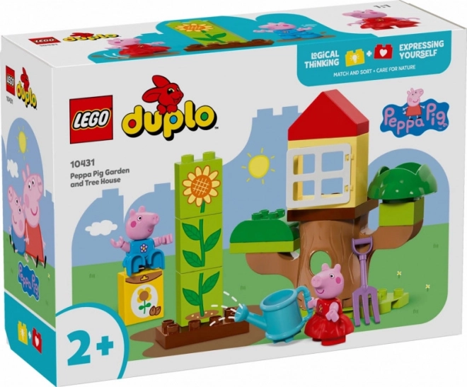 LEGO DUPLO 10431 Świnka Peppa - ogród i domek na drzewie