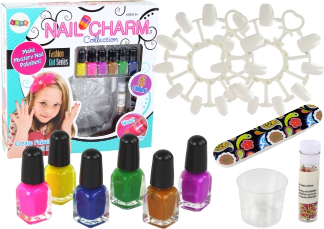dziecięcy zestaw do manicure i malowania paznokci