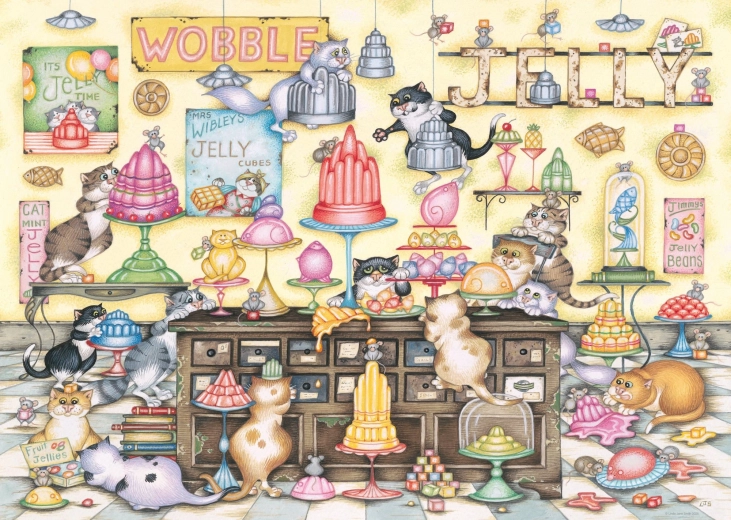 Ravensburger puzzle Kociarski sklepik 1000 elementów