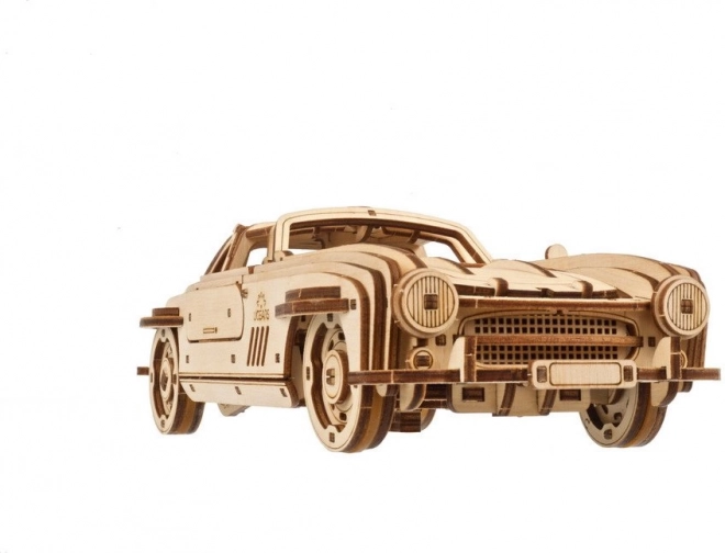 Ugears 3D drewniane mechaniczne puzzle Auto Winged Sports Coupe