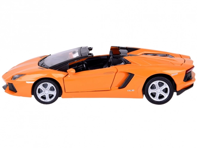 Metalowy model samochodu Lamborghini Aventador Roadster 1:32 interaktywny