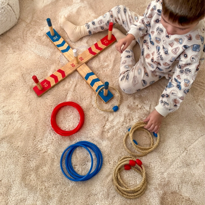 Drewniana gra Ring Cross od Tooky Toy