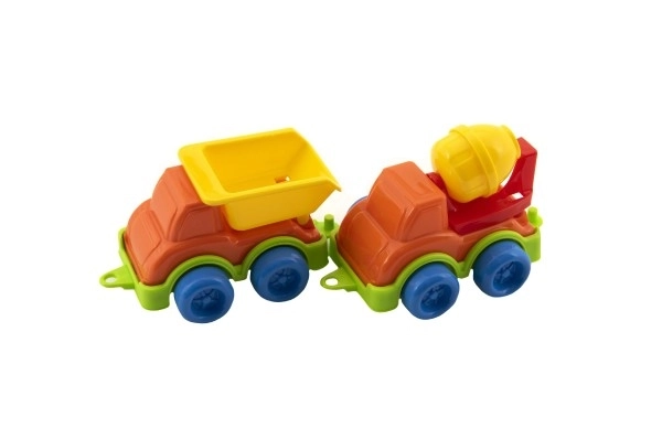 Pojazd mini plastikowy 10-12cm na wolny bieg mix rodzajów