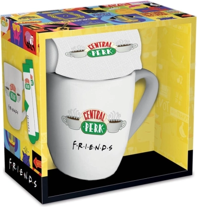 Przyjaciele damski zestaw prezentowy kubek 315 ml i skarpetki 36–41
