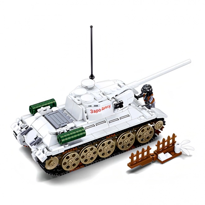 Sluban Bitwa o Budapeszt M38-B0978 Biały czołg T-34/85