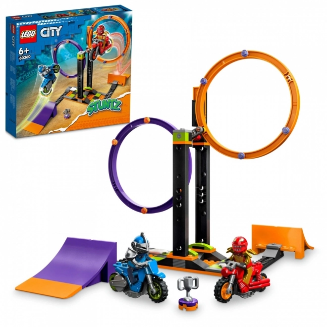 LEGO® City 60360 Kaskaderskie wyzwanie z kręcącymi się kołami
