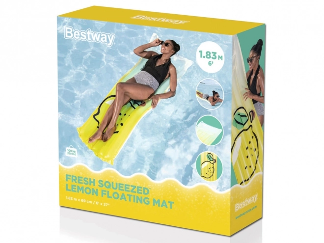 Bestway Materac dmuchany Cytrynka 183 x 69 cm