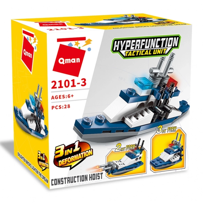 Qman Hyperfunction Jednostka Taktyczna 2101-3 Eskortowy Statek 3w1