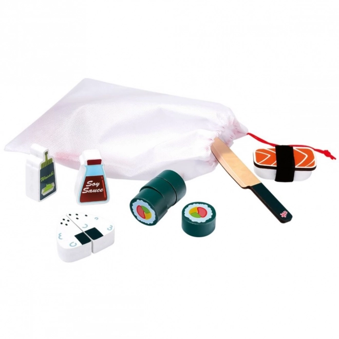 Drewniane 3D puzzle Sushi bar od Bino